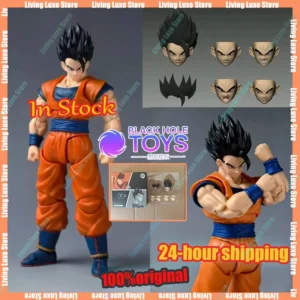 In Stock Black Hole Toys Son Gohan Head Sculpt Dragon Ball Mystic Ultimate Son Goku Head Accessories Anime Action Figure Toys