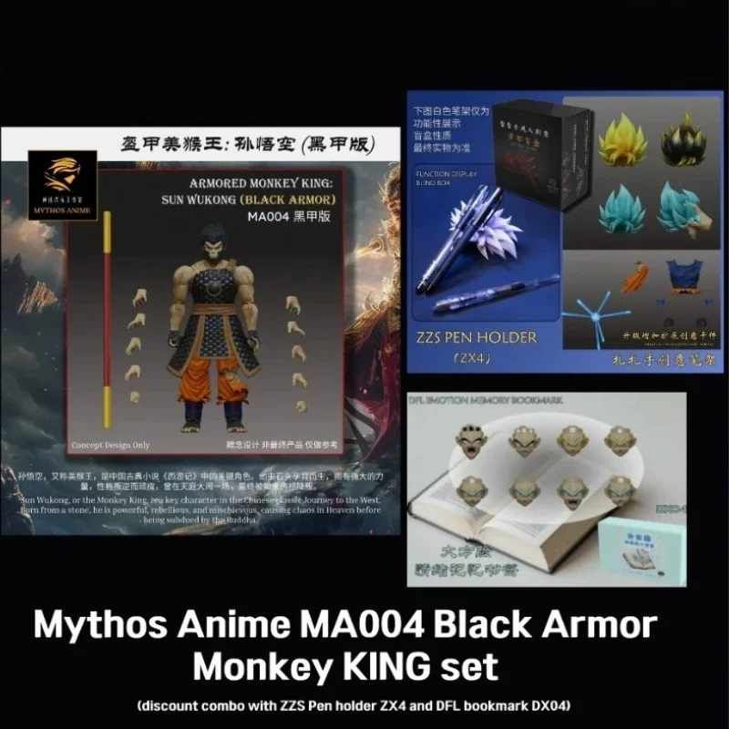 【Shipping This Month】mythical Beast Studio Armor Monkey King MA001-MA004 Sun Monkey 1/12 Action Figure Collection Toys - Image 5