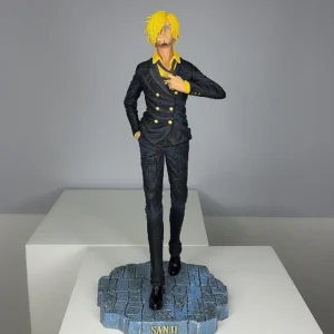 One Piece JT Walking Scene Black Suit Sanji 35CM Anime Merchandise Boxed Display Figure Model