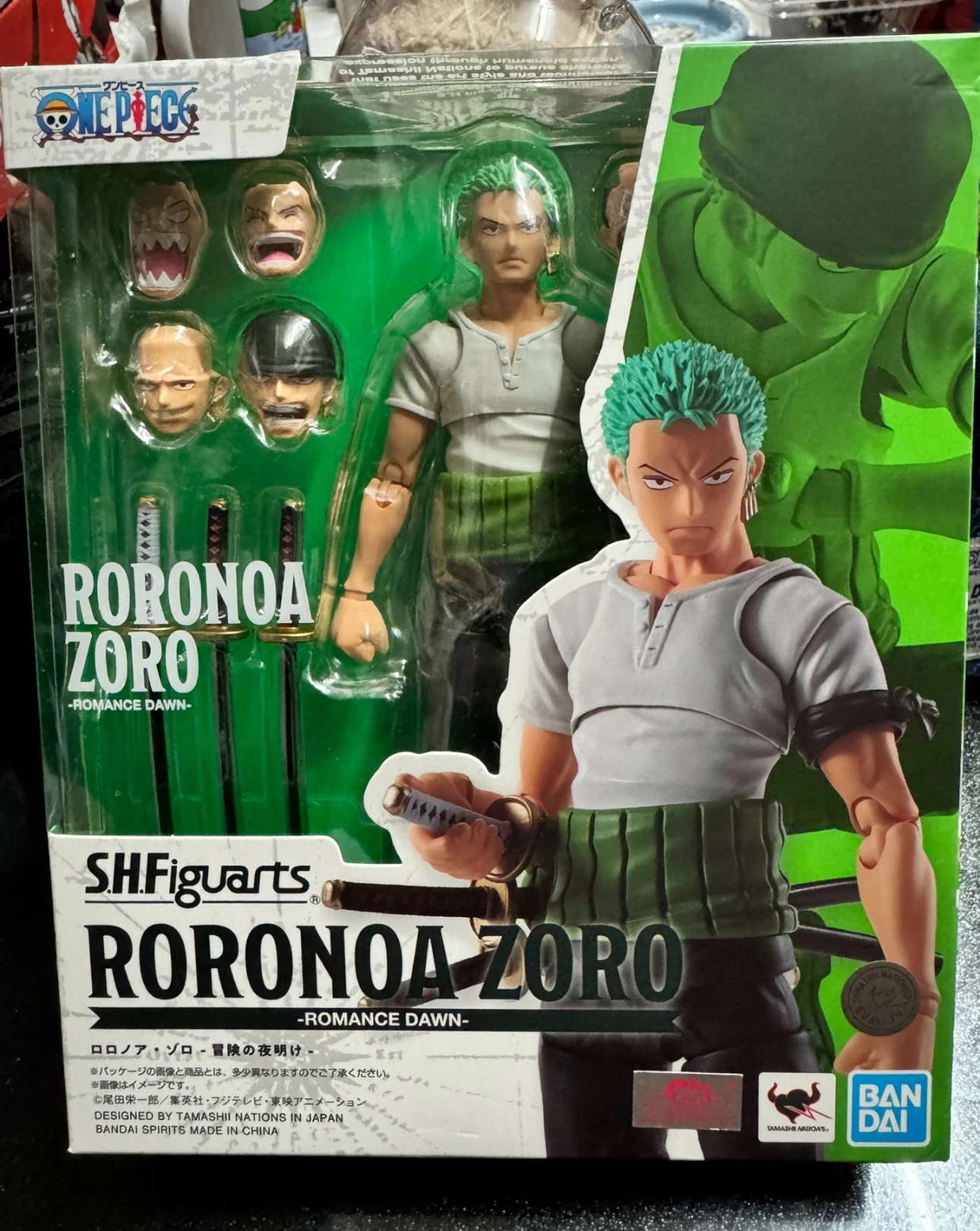 100% Original Bandai S.H.Figuarts SHF One Piece Monkey D. Luffy Romance Dawn in Stock Anime Collection of Action Figures Model - Image 9