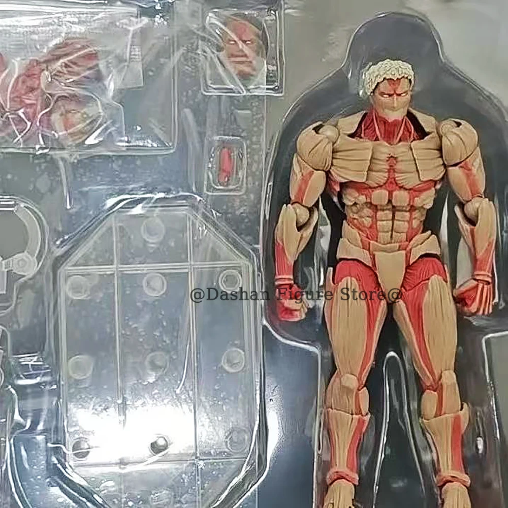 Attack on Titan Figure Revoltech The Armored Titan Action Figures Amazing Yamaguchi Yoroi no Kyojin Reiner Braun PVC Model Toys - Image 10