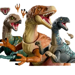 Original Mattel Jurassic World Hammond Collection Dinosaur Action Figure VOrnitholestes Mussaurus Dryosaurus Toys for Boys Gifts