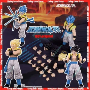 In Stock Demoniacal Fit Gogeta Figure Dragon Ball Z SHF Hero Waltz Gogeta The Supreme Dance Super Saiyan Trunks Action Figures