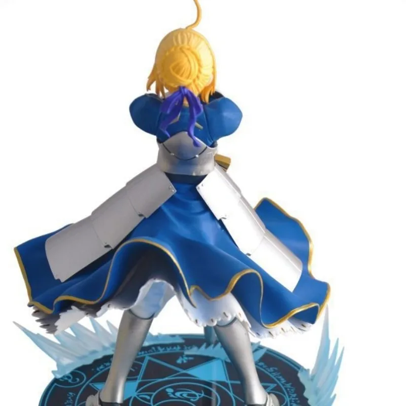 Fate Game Anime Peripheral Saber Altria Pendragon PVC Action Figure Statue Collectible Model Doll Toy Gifts