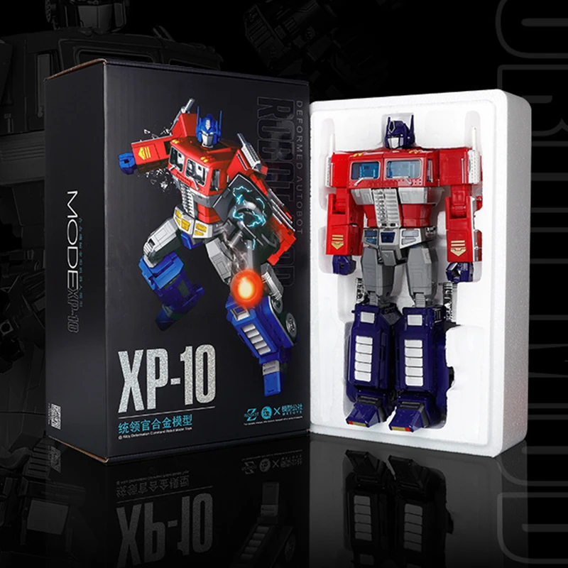 30CM Transformation Optimus Prime Bumblebee Megatron Black Gold Robot Toy Alloy Star Commander Truck Car Toy Action Figure Gift - Image 11