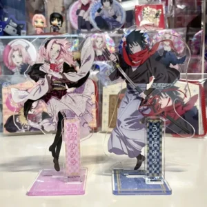 Naruto Acrylic Ornament Haruno Sakura Sasuke Anime Action Figure Car Desktop Decoration Model Toy Birthday Gifts for Naruto Fans