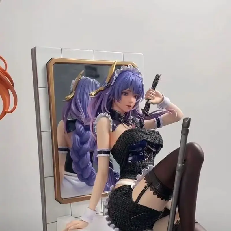 Genshin Impact Raiden Shogun Action Figure – Raiden Ei Collectible Figurine Beelzebul Statue Model Doll for Home Decor Xmas Gift