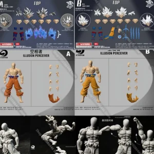 2026 Dko Studio Dragon Ball Figure Ultra Instinct Son Goku Super Saiyan Dragon Anime Action Figure Collection Model Toys Gifts
