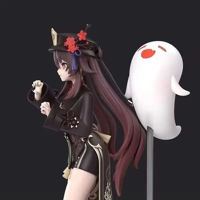 Genshin Impact Hu Tao Raiden Shogun Kawaii Cartoon Action Figures Model Doll Toys Collectible Desktop Ornaments Birthday Gifts - Image 4