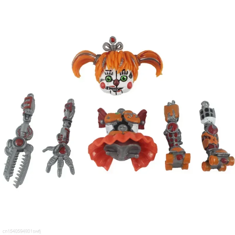 6pcs FNAF Figures Freddy Bonnie Foxy Fazbear Bear Five Nights PVC Model Action Figures Toys for Kids Birthday Gift - Image 3