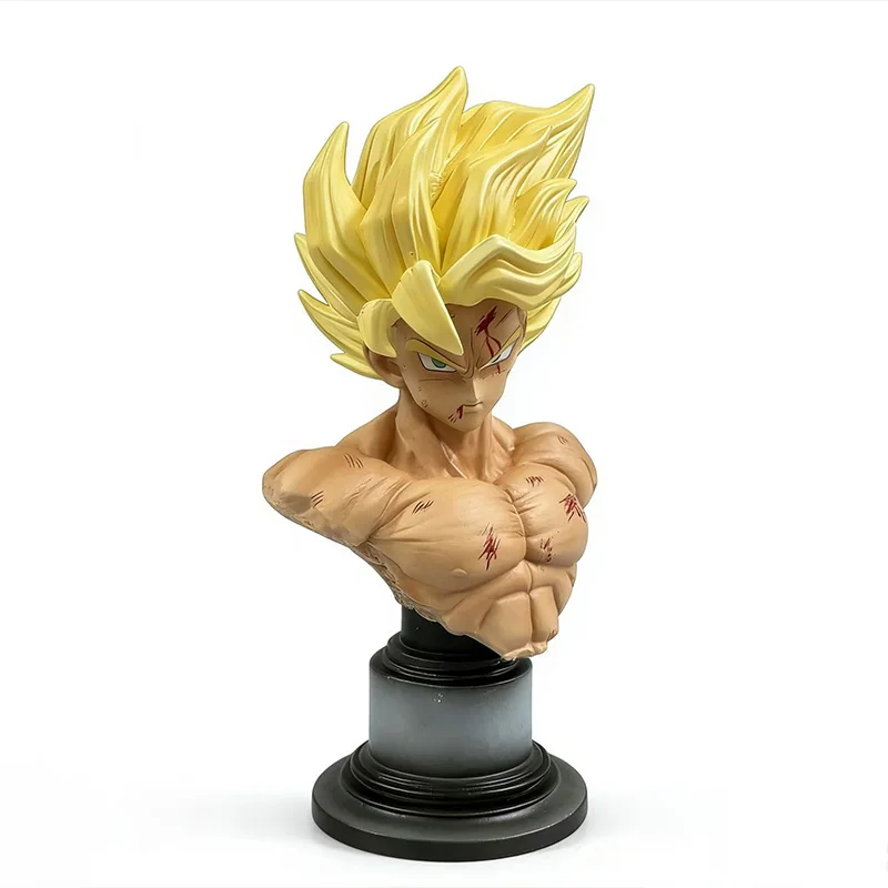 Jt Statue Dragon Ball Z Son Goku Figure Replaceable Heads Led Base Super Saiyan Goku Action Figures Collection Mode Toys Gifts - Image 6