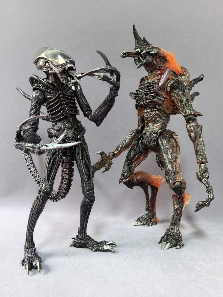 NECA 7 Inch Action Figure Model Tribute to Rhinoceros Cysa Collectible Toy Desktop Decoration Joint Mobile Plastic Material