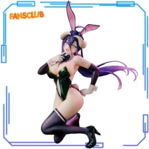 In Stock System Service Original Genuine One-Seventh Carat 1/7 Overlord Albedo Bunny Ver. 19cm Model Toys Anime Girl Figure Gift