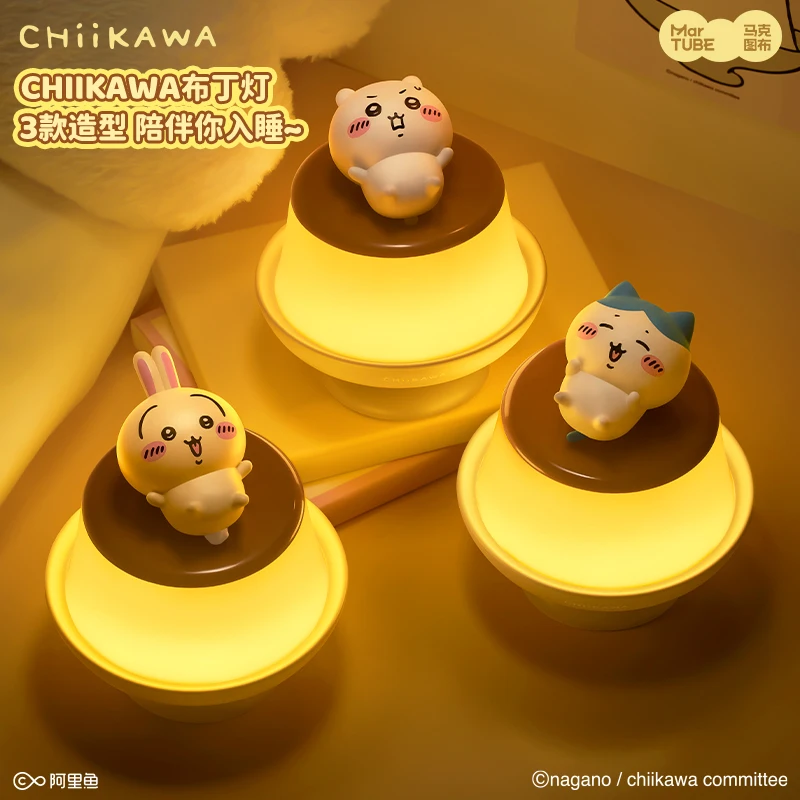 Marktube New Chiikawa Luminous Toys Desktop Ornaments Birthday Gifts Anime Hachiware Usagi Atmosphere Lamp Decor Valentine'S Day