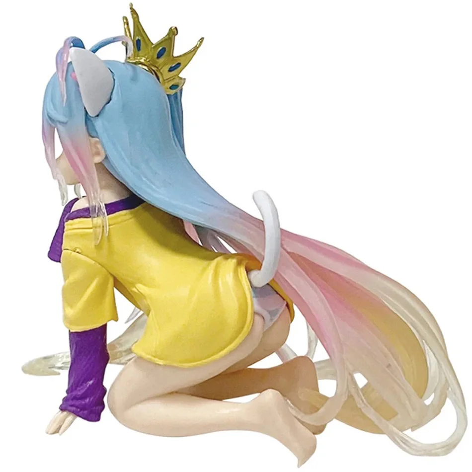 Anime TAiTO NO GAME NO LIFE Shiro PVC Figures Desktop Cute Ornaments Collection Models Toys Desktop Cute Holiday Gifts In Stock