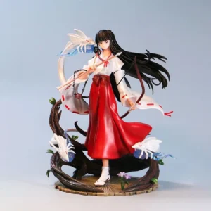 Inuyasha Kikyo Phoenix Ver. Anime Action Figure - Standing Pose Scene Desktop Decoration Collectible Model Gift for Anime Fans