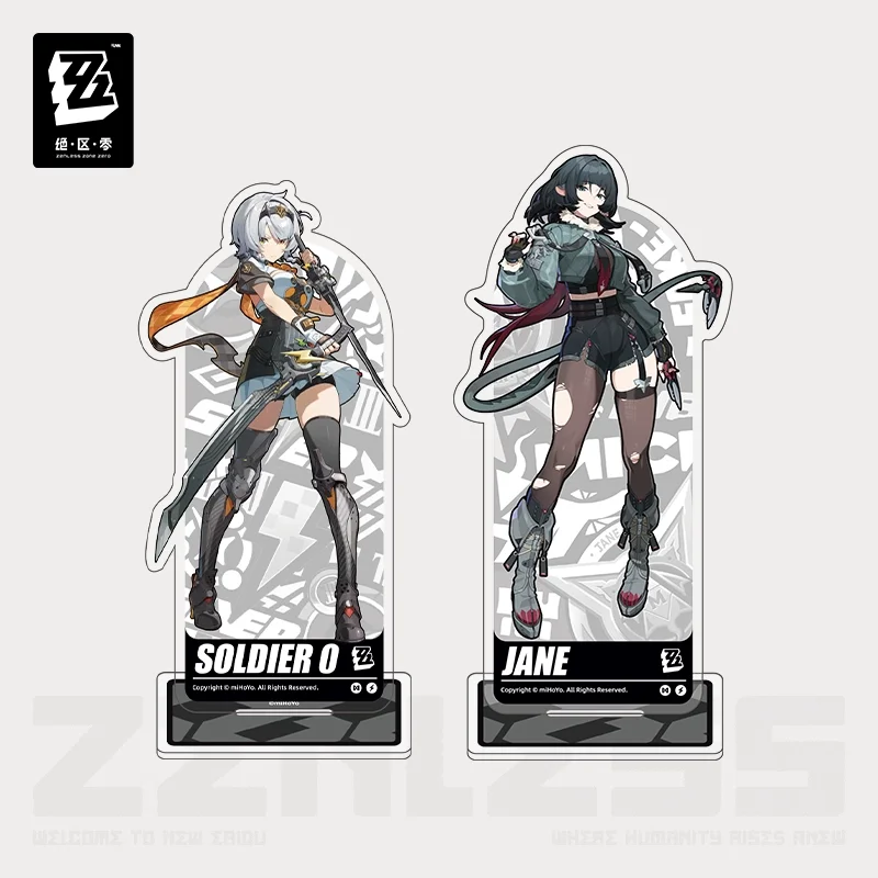 Sunsyea Zenless Zone Zero Official Merch miHoYo Original LH Series Acrylic Stand Badge Unknown Camp Jane Doe Soldier 0