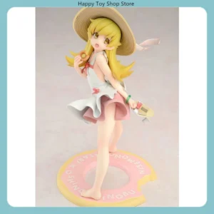 17cm Monogatari Series Shinobu Oshino Donut Anime Figure Standing Pose Model Statue