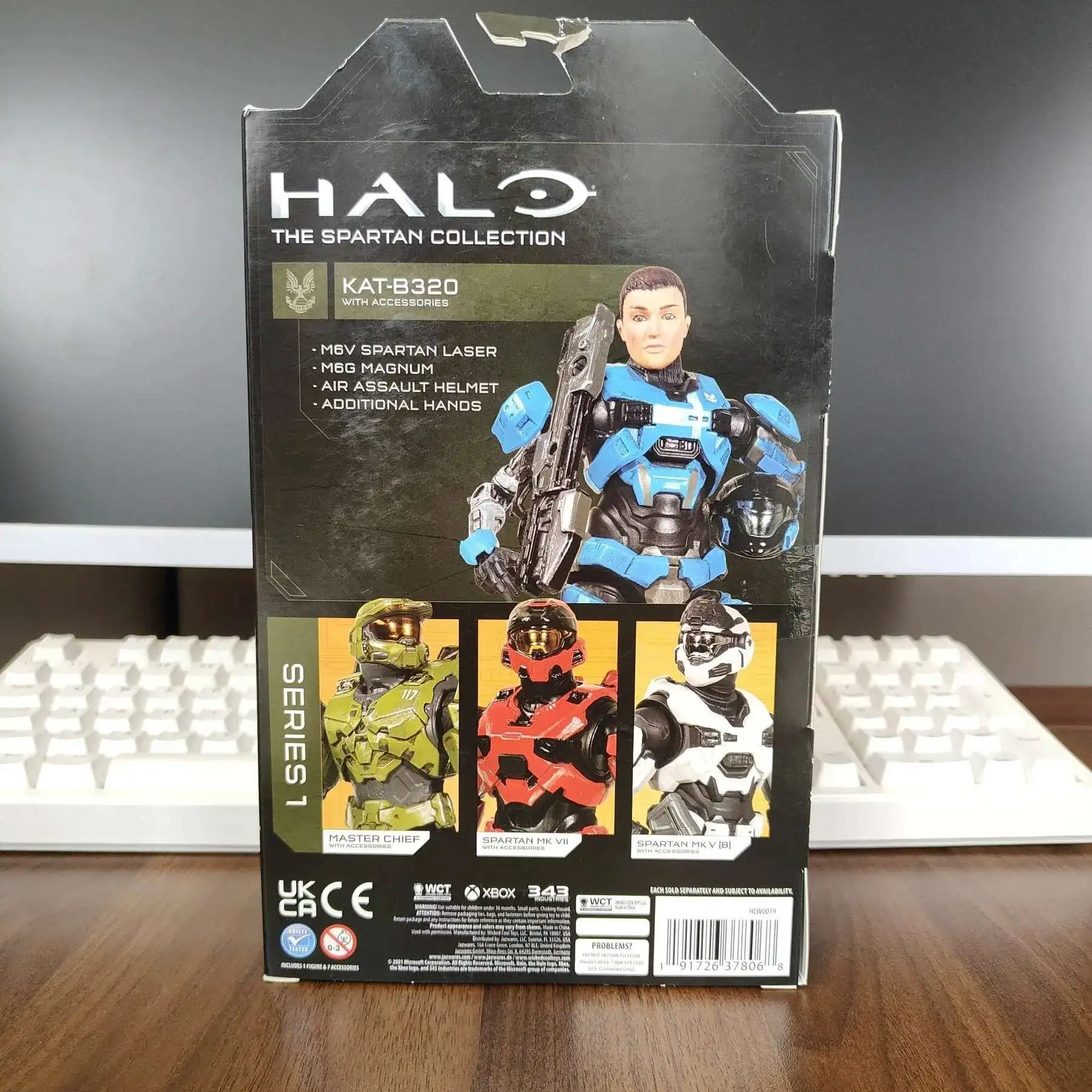 Chief Infinites Master Pilot Soldiers SPARTAN MKV KAT-B320 Movable Doll Collectible Ornaments Kids Gifts