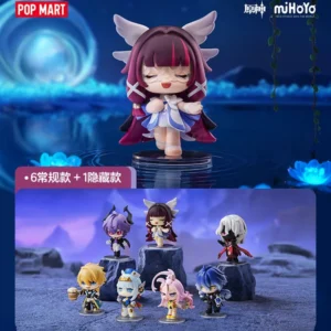 POPMART Genshin Impact New Year Gathering Q Version Series Blind Box Mystery Box Guess Bag Toys Doll Cute Anime Figure Desktop