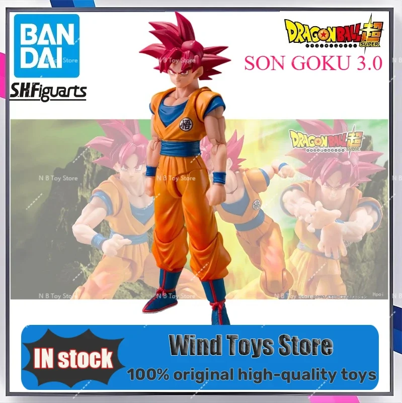 IN STOCK Bandai SHF Son Goku Legend Super Saiyan Genki Tian Festival Dragon Ball Genki Festival Model Toy Figure - Image 10