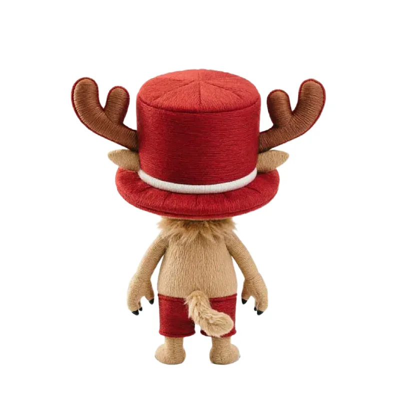 New Anime One Piece Chopper Plush Doll Cute Ship Doctor Deer with Pink Hat Anime Peripherals Toy Birthday Christmas Gift - Image 4