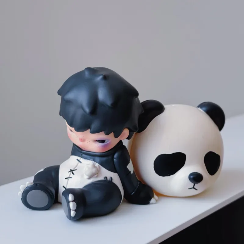 Pop Mart Hirono Series DOLL PANDA Anime Figure Blind Box Mystery Box Guess Bag Toys Doll Cute Anime Figure Desktop Ornaments - Image 5