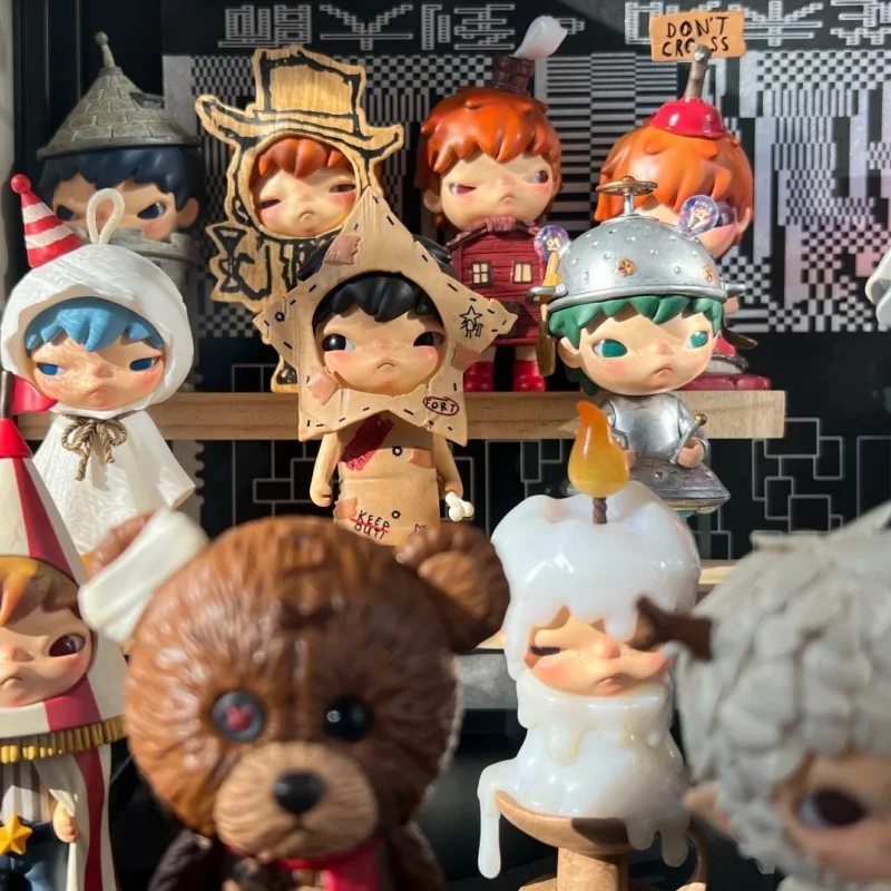 POP MART Hirono Shelter Series Blind Box Toys Kawaii Anime Action Figure Cartoon Model Surprise Box Mystery Box Home Decor Gifts