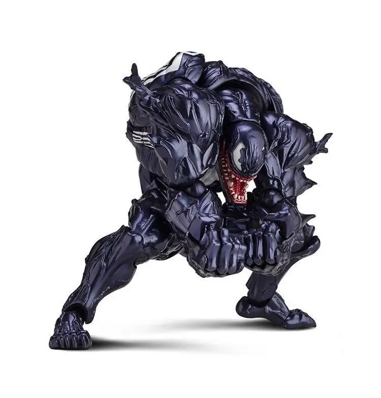 Venom AMAZING YAMAGUCHI legends Action Figure Joint Movable Change Face Statue Model Collectible kids for Toy Gift
