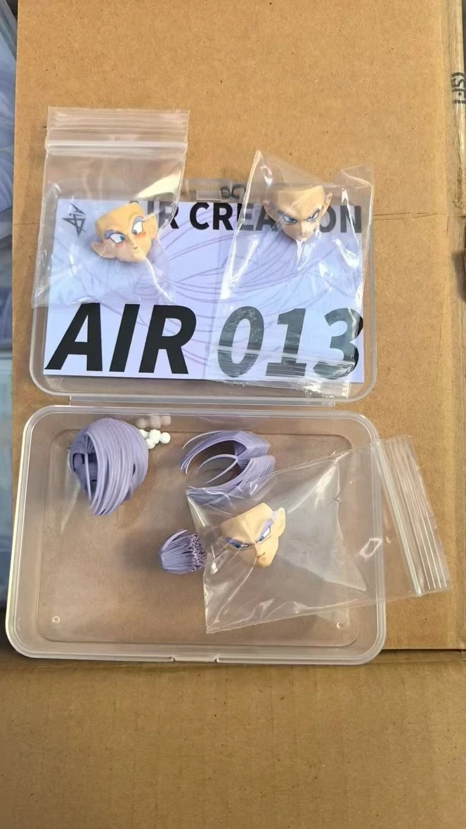 HOT- IN Stock Original Air SHF Dragon Ball Trunks Head Accessories Air013 Air014 Air015 Anime Collection Figures Model Toy Gifts - Image 3