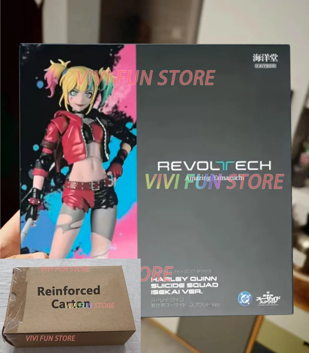 In Stock Kaiyodo Harley Quinn SUICIDE SQUAD ISEKAI VER. Movability Model Toys Revoltech AMAZING YAMAGUCHI The Clown's Girl - Image 8