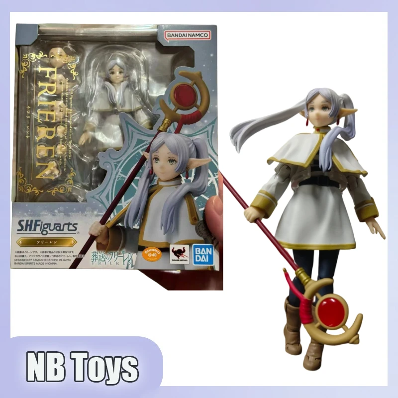 In Stock Bandai Original Box SH Figures SHF Frieren Beyond Journey's End Anime Action Figure Model Toy PVC Figure Gifts