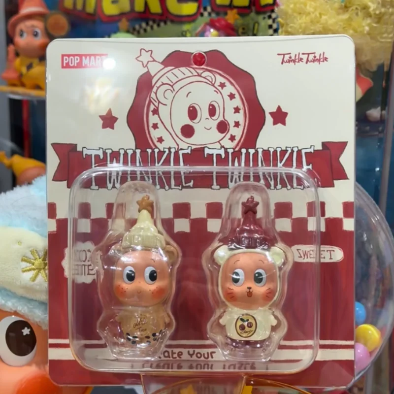 Limited POPMART TWINKLE TWINKLE Create Your Taste Mike Tea&cherry Series Blind Box Kawaii Anime Figure Caixa Caja Christmas Gift - Image 5