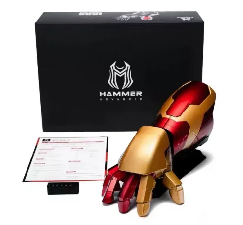 New Marvel Movie Voice Controlled Shapeshifting Armor Iron Man Jarvis Mk42 Arm Wearable Toy Model Figurine Surprise Gift - Image 7