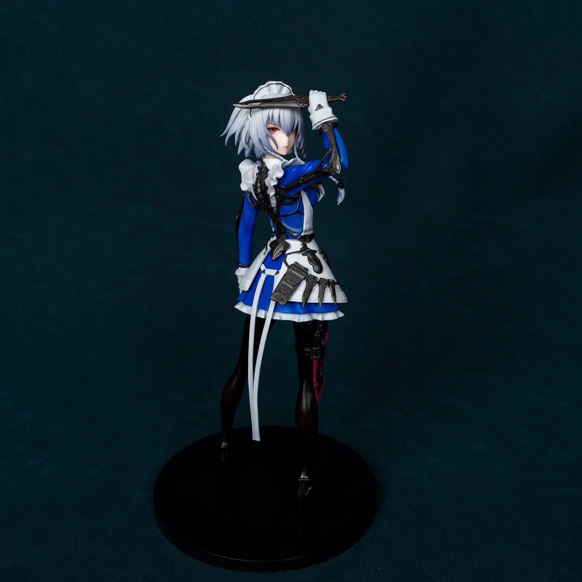 23cm Touhou Project Izayoi Sakuya Maid Hold A Knife Game Girl Figure Model Statue Boy Collection Desktop Decoration Ornament Toy - Image 7