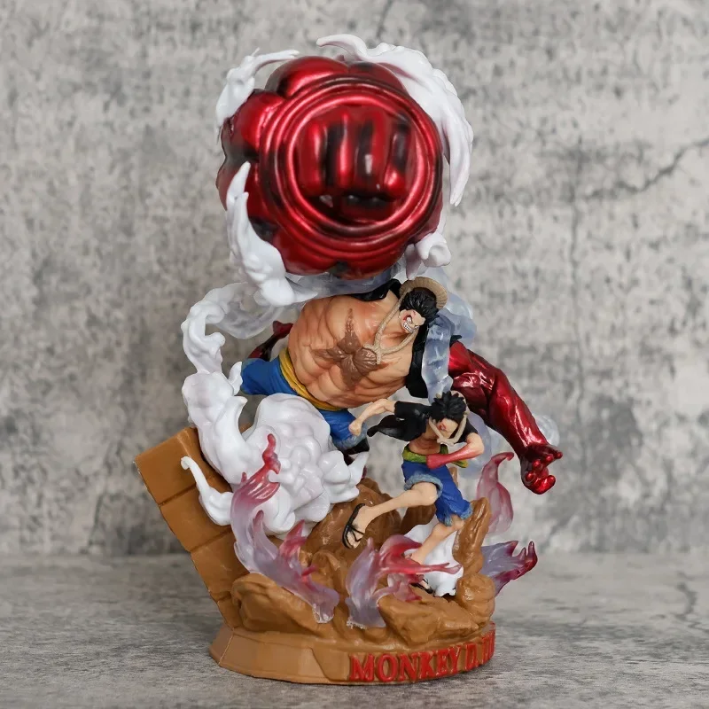 2pcs One Piece Anime Battle of Onigashima Action Figures - Supernova Three Captains Luffy Kid Law Collectible Models Gift Toy - Image 4