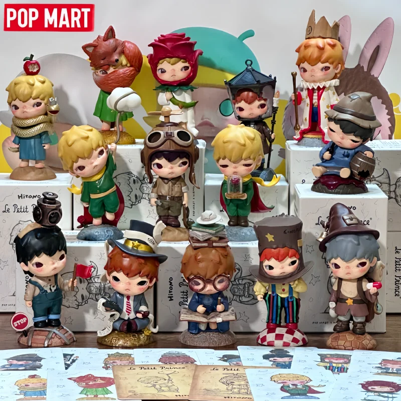 POP MART Hirono x Le Petit Prince Serie Blind Box Toys Mystery Box Mistery Toys Action Figure Surprise Cute Models Birthday Gift