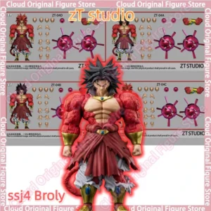 Pre-Sale ZT Studio Dragon Ball SSj4 Broly Normal and Battle Damaged Version Super Special Effects Movable Figure Toys Hobby