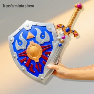The Legend Of Zelda  Game Peripherals Soft PU Knight Sword and Shield Set Children's Safe PU Collection Toy Cosplay Gifts