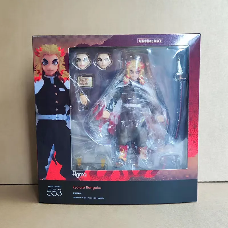 New 13cm Demon Slayer Figure Kimetsu No Yaiba Rengoku Kyoujurou 553 Tanjirou Kamado Nezuko Kamado Agatsuma Zenitsu Gift