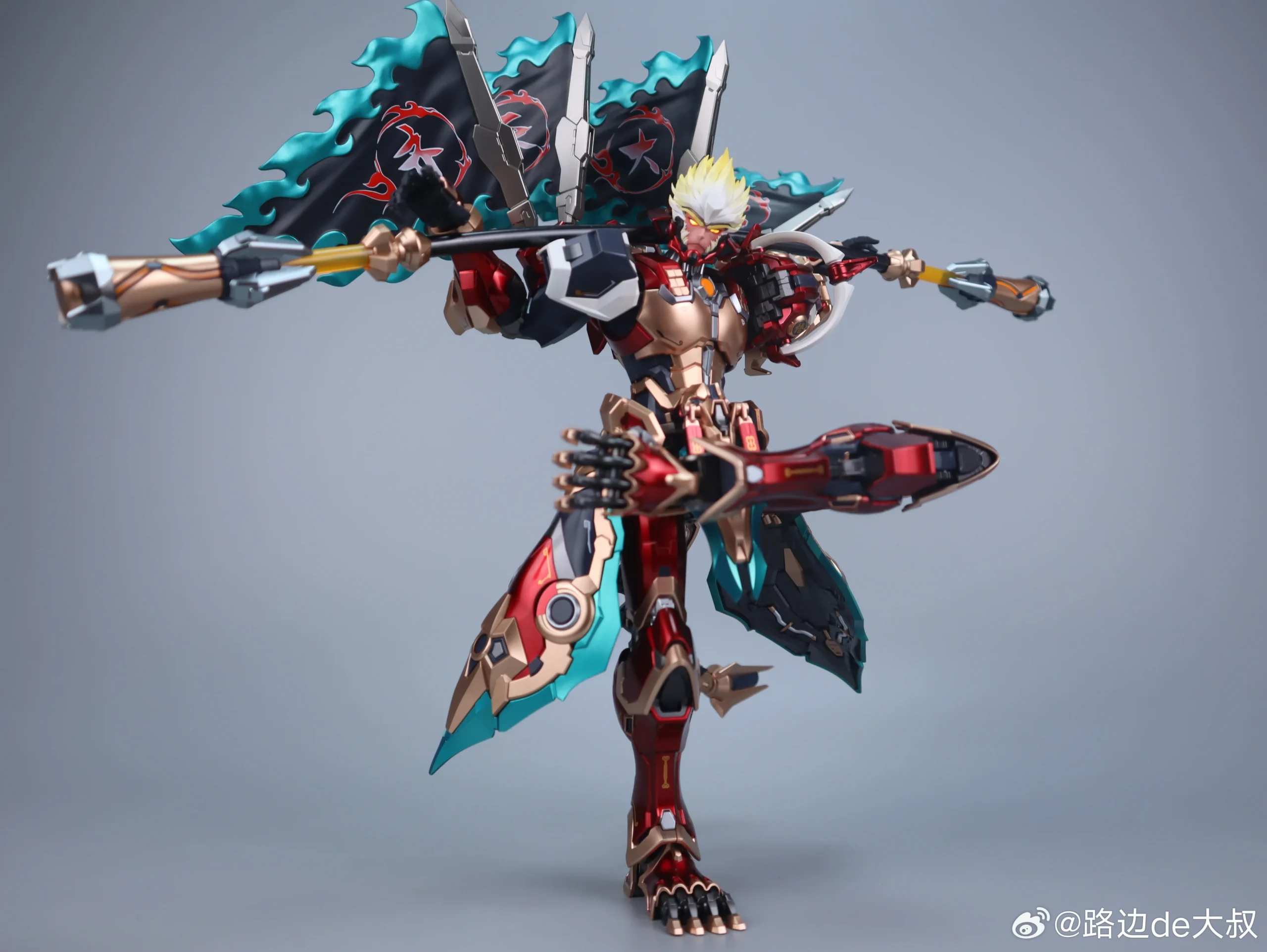 【In stock】MOSHOWTOY X Sun Wukong QI TIAN DA SHENG 1/100 Great Sage Equalling Heaven Model Kit Action Figure Toy - Image 6