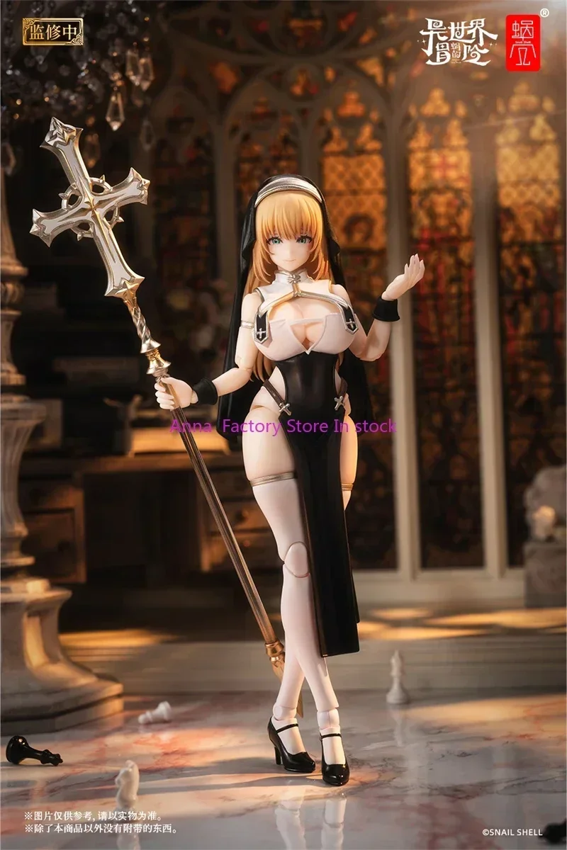In Stock Snail Shell Muse Usdo Rpg-02 Nun Sister 1/12 Action Model Characters Collection Gift