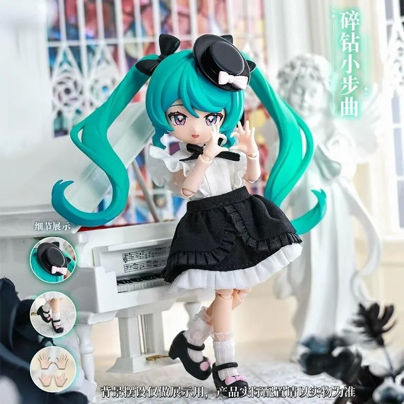 Original Blokees Hatsune Miku Vocaloid Series Blind Box 14cm Kawaii Bjd Mystery Box Decoration Anime Figure Collection Kid Gifts