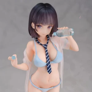 22cm Anime Gk Figure Classmate Who Won'T Let Me Drink Swimsuit Bikini Girl Figurine Desk Decor Car Ornament Gift For Anime Fans