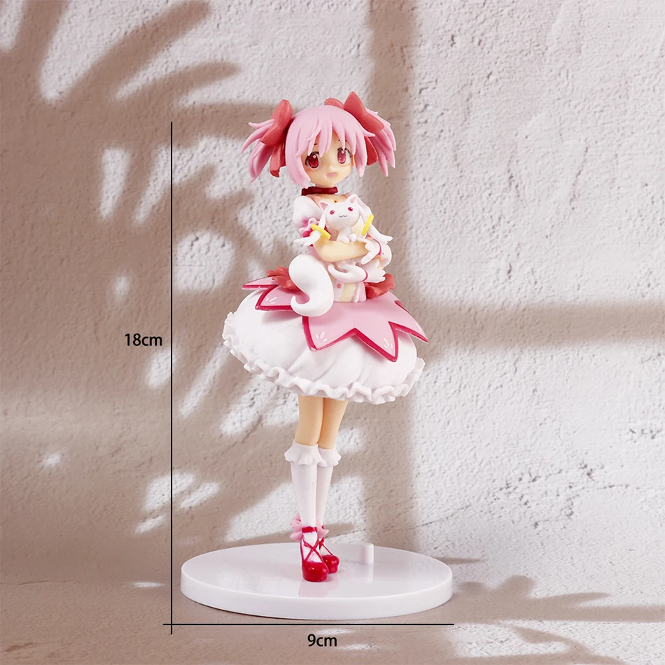 17-18cm Puella Magi Madoka Magica Aniem Figure Kaname Madoka Magic Girl PVC Anime Action Figures Anime Cartoon Model Toy Gifts - Image 6