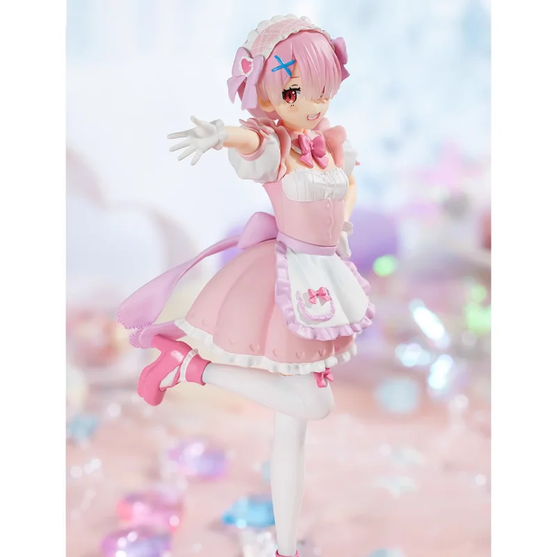 Genuine Original Anime Re:Life in A Different World From Zero Rem&Ram Dream Maid Action Figures Model Desktop Decoration