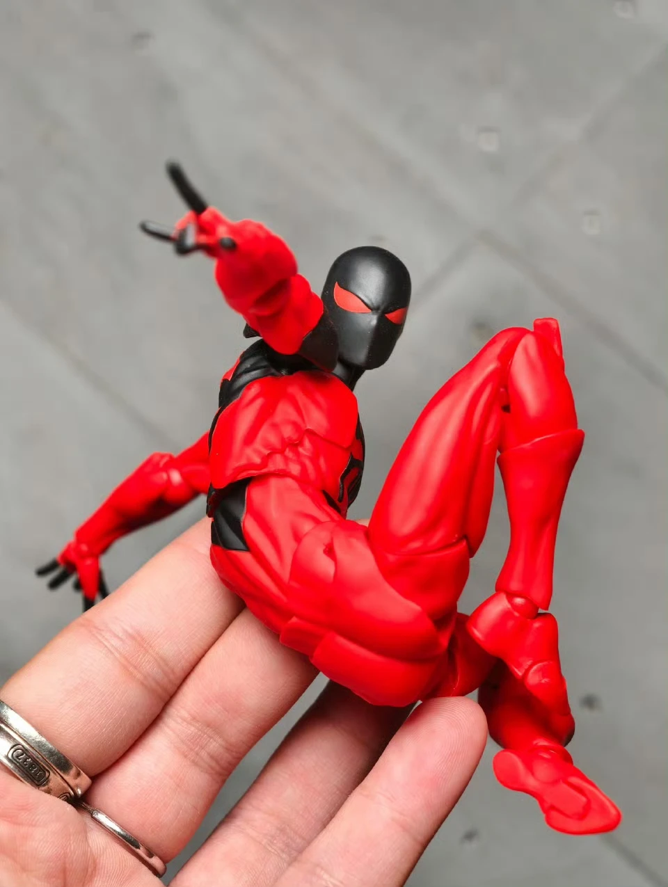 In Stock Mess Toys Spider Man Scarlet Spider Kaine Parker Messtoys Spiderman Black Suit Symbiote Anime Action Figure Gift Toys - Image 6