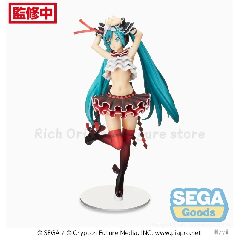 【In stock】 Original SEGA SPM Project DIVA Mega 39’s Hatsune Miku Erxi Walking Anime Figure Model Toy