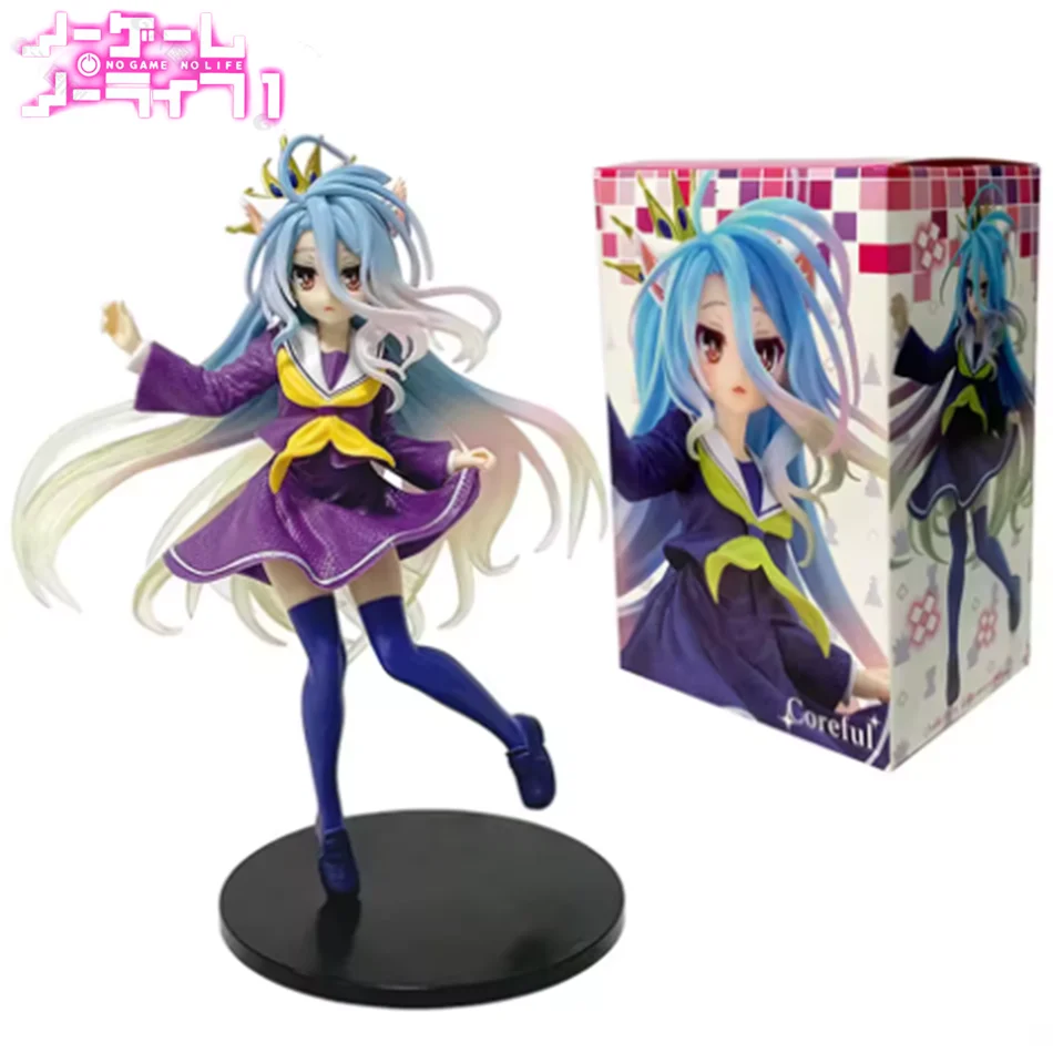 Anime NGNL No Game No Life White 18.5CM Shiro PVC Model Action Figures Model Collection Ornament Toy Holiday Gift In stock Hot - Image 8