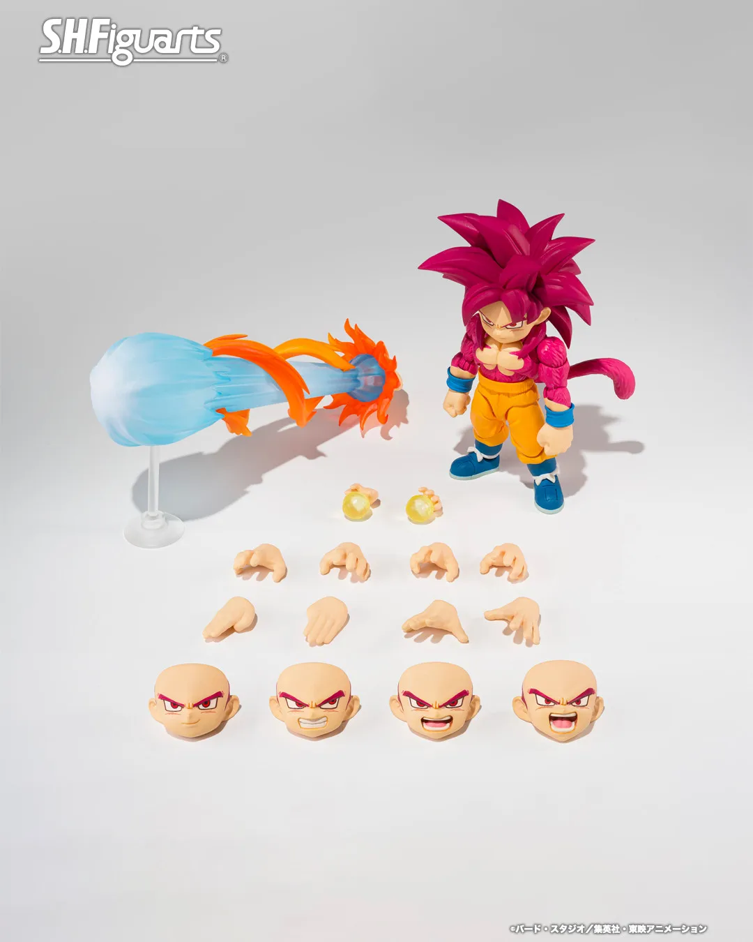 [IN STOCK] Original Bandai Sh Figuarts Shf Dragon Ball Daima SSJ4 Son Goku Action Figures Anime Model Toys Collection